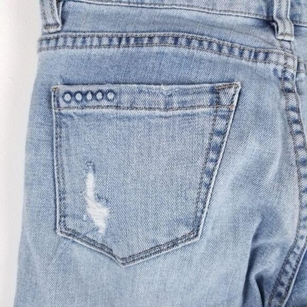 BlankNYC 24 Skinny Classique Light wash denim jean lowrise distressed Casual - Picture 10 of 10